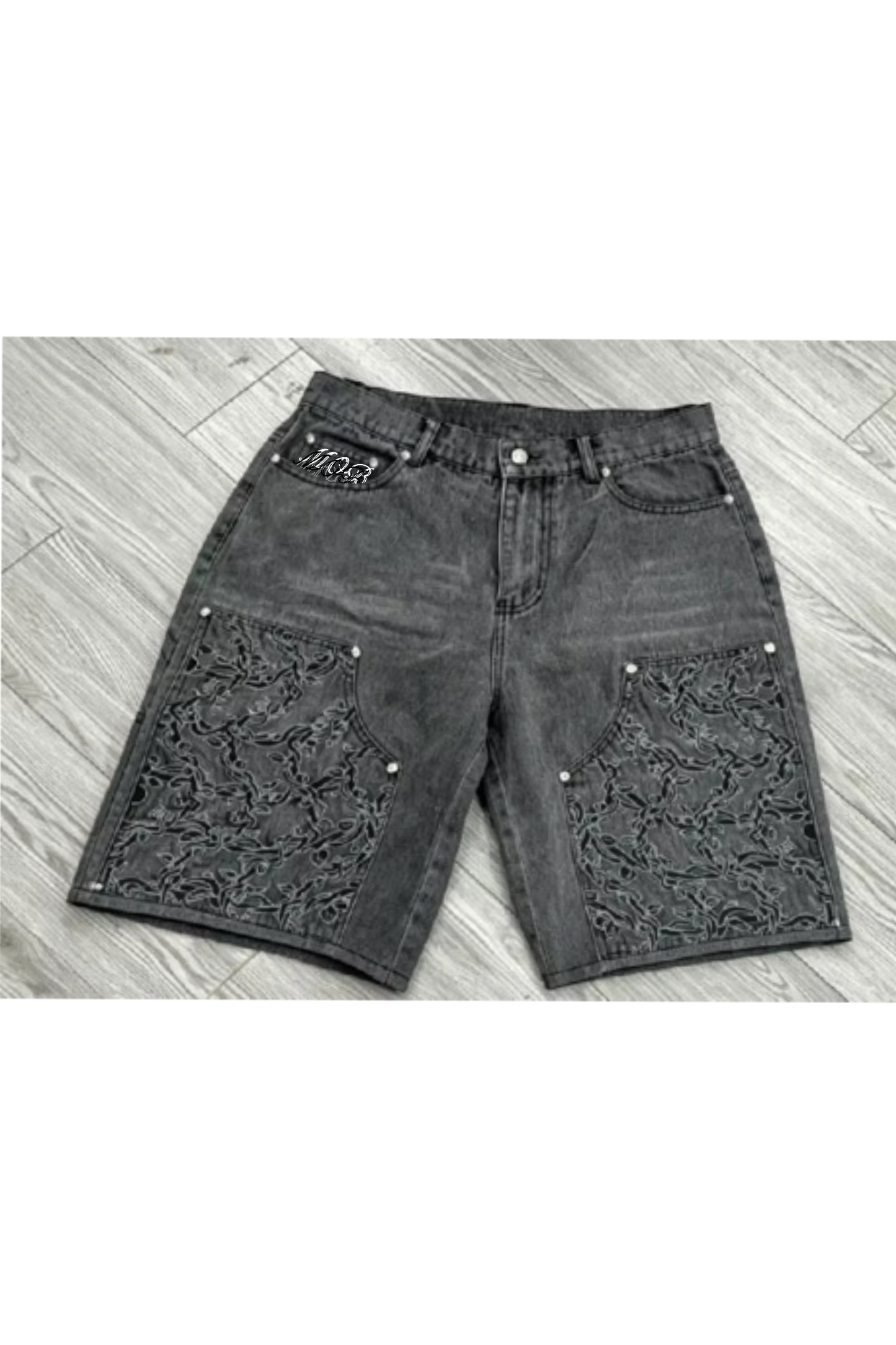 Rest in Vines - Jean Shorts (PRE - ORDER)
