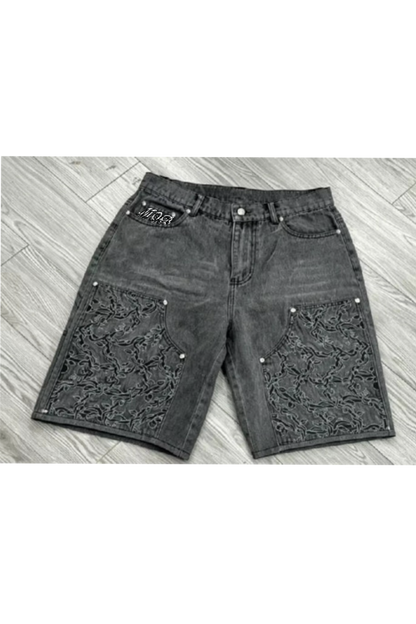 Rest in Vines - Jean Shorts (PRE - ORDER)